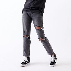 Pacsun faded black ripped mom jeans (NEW! must go)